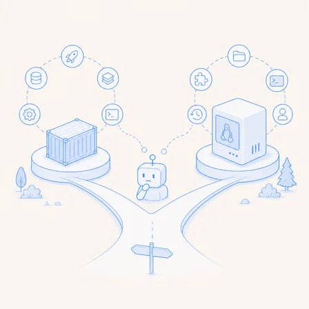 VMs vs Containers for AI Agents