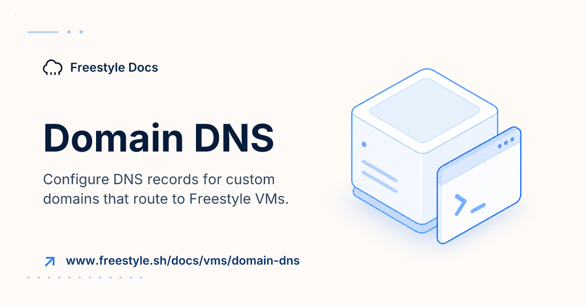 Domain DNS - Freestyle Docs