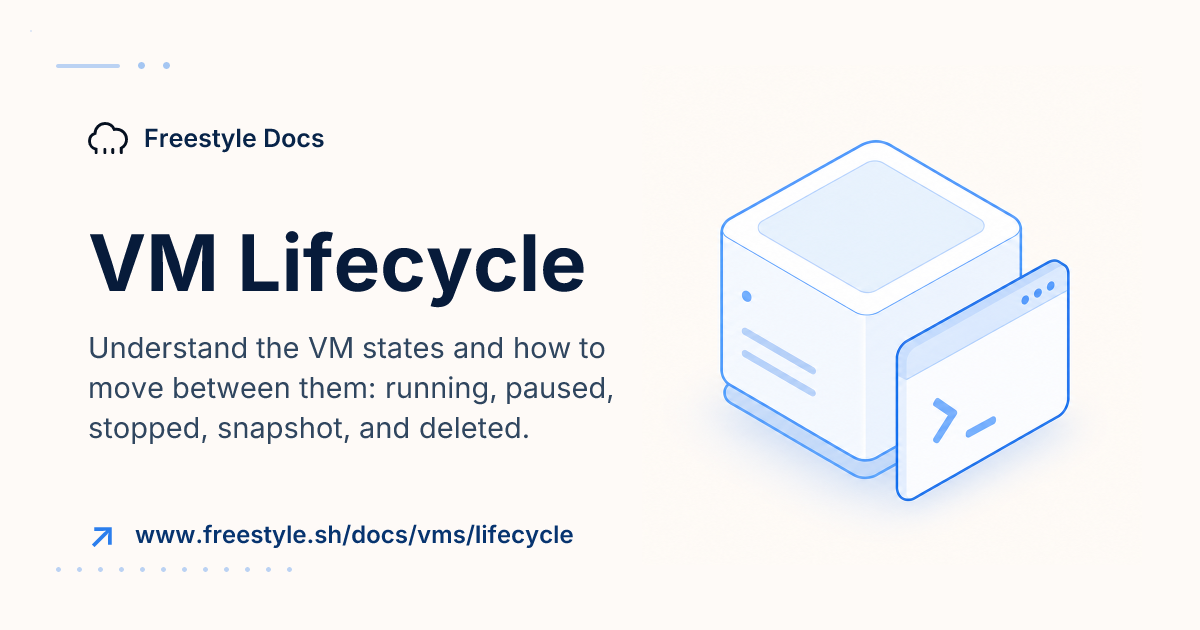 VM Lifecycle - Freestyle Docs