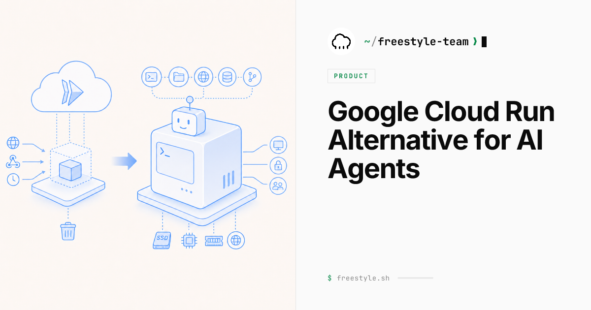 Google Cloud Run Alternative for AI Agents - Freestyle Blog