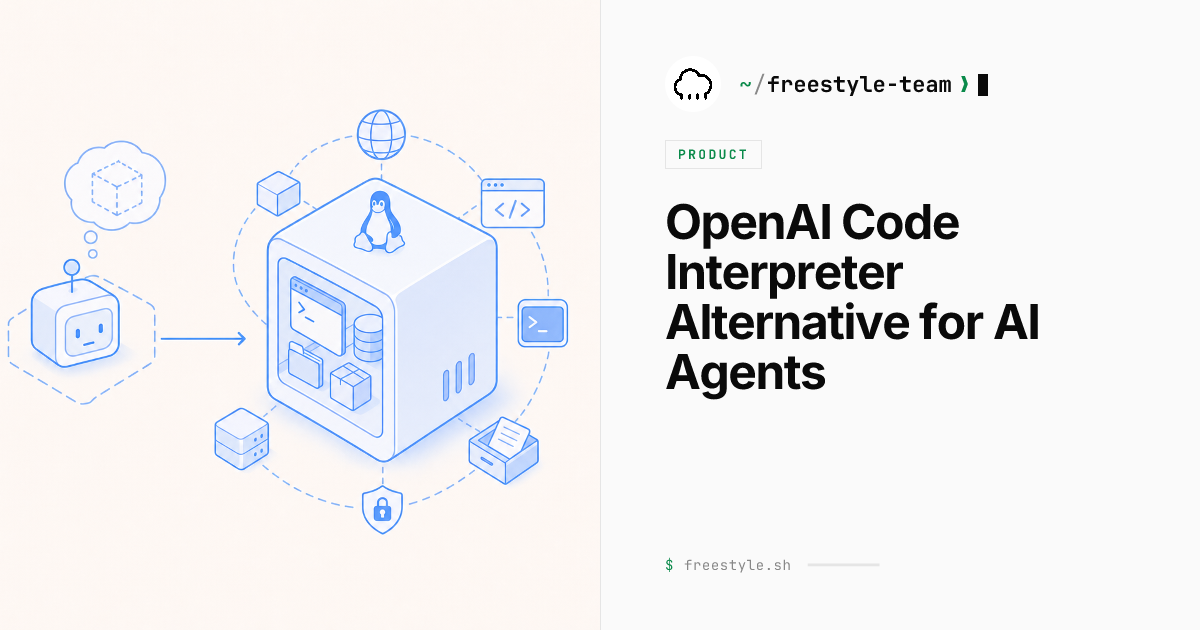 OpenAI Code Interpreter Alternative for AI Agents - Freestyle Blog